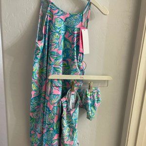 NWT Lilly Pulitzer Mommy (XS) and me dress (3-6m EUC)